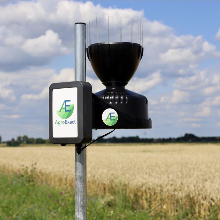 RainExact regenmeter in het veld